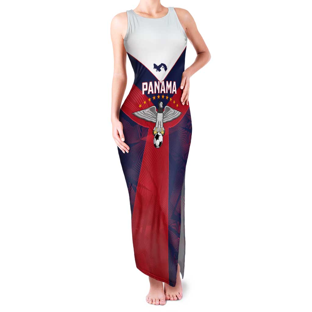 Custom Panama Football Tank Maxi Dress Los Canaleros Harpy Eagle - Wonder Print Shop