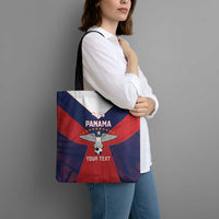 Custom Panama Football Tote Bag Los Canaleros Harpy Eagle - Wonder Print Shop