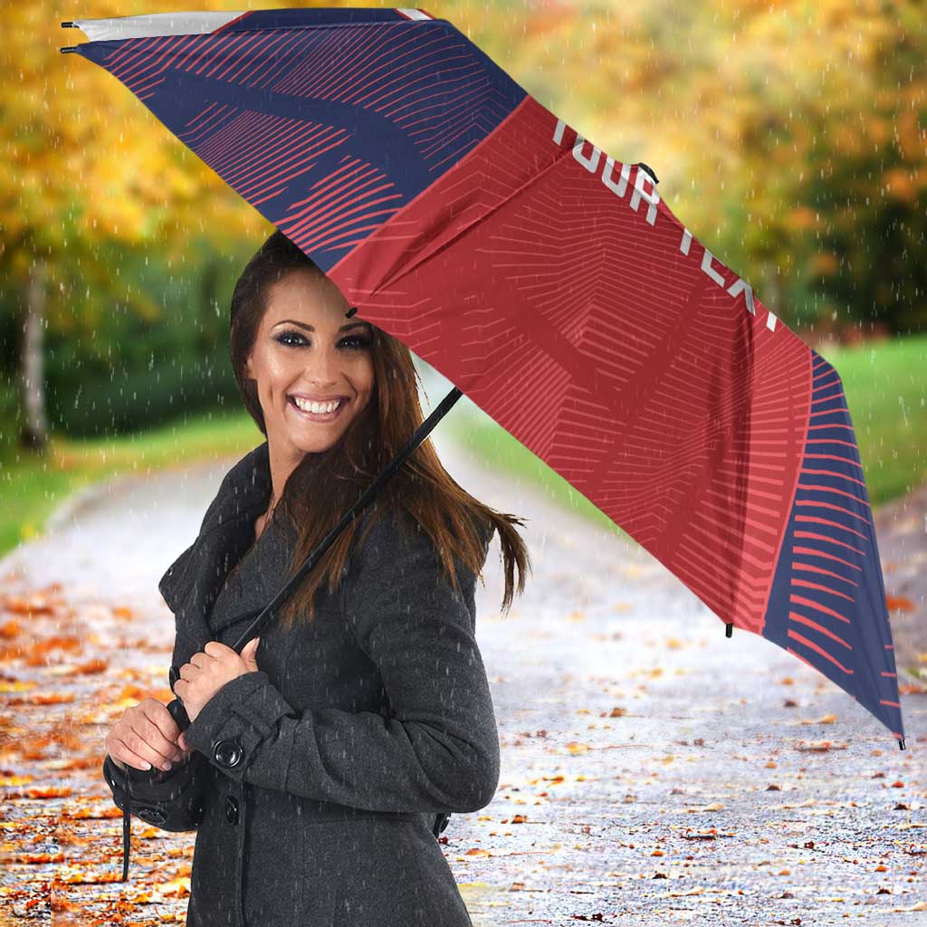 Custom Panama Football Umbrella Los Canaleros Harpy Eagle - Wonder Print Shop