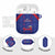 Haiti Football AirPods Case Les Grenadiers Veve Vodou Blue - Wonder Print Shop