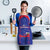 Haiti Football Apron Les Grenadiers Veve Vodou Blue - Wonder Print Shop