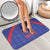 Haiti Football Bathroom Set Les Grenadiers Veve Vodou Blue - Wonder Print Shop