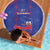 Haiti Football Beach Blanket Les Grenadiers Veve Vodou Blue - Wonder Print Shop