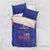Haiti Football Bedding Set Les Grenadiers Veve Vodou Blue - Wonder Print Shop