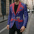 Custom Haiti Football Blazer Les Grenadiers Veve Vodou Blue - Wonder Print Shop