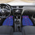 Custom Haiti Football Car Mats Les Grenadiers Veve Vodou Blue - Wonder Print Shop