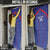 Custom Haiti Football Door Cover Les Grenadiers Veve Vodou Blue - Wonder Print Shop