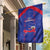 Haiti Football Garden Flag Les Grenadiers Veve Vodou Blue - Wonder Print Shop