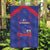 Haiti Football Garden Flag Les Grenadiers Veve Vodou Blue - Wonder Print Shop