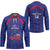 Custom Haiti Football Hockey Jersey Les Grenadiers Veve Vodou Blue - Wonder Print Shop