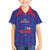 Custom Haiti Football Kid Hawaiian Shirt Les Grenadiers Veve Vodou Blue - Wonder Print Shop