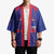 Custom Haiti Football Kimono Les Grenadiers Veve Vodou Blue - Wonder Print Shop