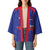Custom Haiti Football Kimono Les Grenadiers Veve Vodou Blue - Wonder Print Shop