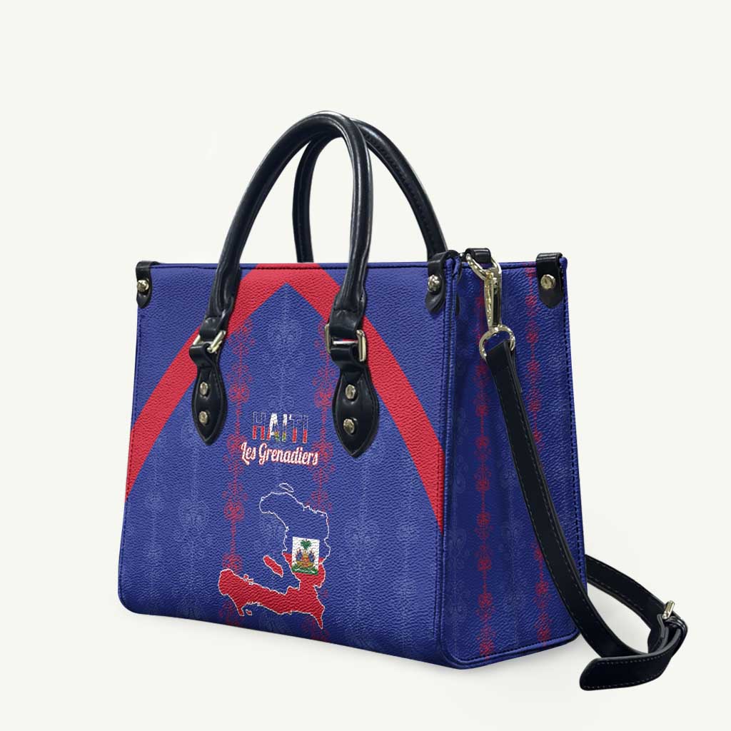 Haiti Football Leather Bag Les Grenadiers Veve Vodou Blue - Wonder Print Shop