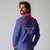 Custom Haiti Football Long Sleeve Polo Shirt Les Grenadiers Veve Vodou Blue - Wonder Print Shop