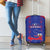Haiti Football Luggage Cover Les Grenadiers Veve Vodou Blue - Wonder Print Shop