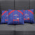 Haiti Football Pillow Cover Les Grenadiers Veve Vodou Blue - Wonder Print Shop