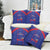 Haiti Football Pillow Cover Les Grenadiers Veve Vodou Blue - Wonder Print Shop
