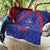 Haiti Football Quilt Les Grenadiers Veve Vodou Blue - Wonder Print Shop