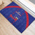 Haiti Football Rubber Doormat Les Grenadiers Veve Vodou Blue - Wonder Print Shop