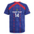Custom Haiti Football Rugby Jersey Les Grenadiers Veve Vodou Blue - Wonder Print Shop