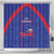 Haiti Football Shower Curtain Les Grenadiers Veve Vodou Blue - Wonder Print Shop