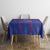 Haiti Football Tablecloth Les Grenadiers Veve Vodou Blue - Wonder Print Shop