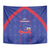 Haiti Football Tapestry Les Grenadiers Veve Vodou Blue - Wonder Print Shop