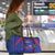 Haiti Football Travel Bag Les Grenadiers Veve Vodou Blue - Wonder Print Shop