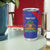 Custom Haiti Football Tumbler Cup Les Grenadiers Veve Vodou Blue - Wonder Print Shop
