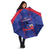 Haiti Football Umbrella Les Grenadiers Veve Vodou Blue - Wonder Print Shop