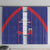 Haiti Football Window Curtain Les Grenadiers Veve Vodou Blue - Wonder Print Shop