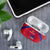 Haiti Football AirPods Case Les Grenadiers Veve Vodou Red - Wonder Print Shop