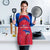 Haiti Football Apron Les Grenadiers Veve Vodou Red - Wonder Print Shop
