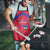 Haiti Football Apron Les Grenadiers Veve Vodou Red - Wonder Print Shop