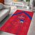 Haiti Football Area Rug Les Grenadiers Veve Vodou Red - Wonder Print Shop