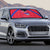Haiti Football Auto Sun Shade Les Grenadiers Veve Vodou Red - Wonder Print Shop