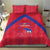 Haiti Football Bedding Set Les Grenadiers Veve Vodou Red - Wonder Print Shop