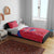 Haiti Football Bedding Set Les Grenadiers Veve Vodou Red - Wonder Print Shop