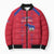 Custom Haiti Football Bomber Puffer Jacket Les Grenadiers Veve Vodou Red - Wonder Print Shop