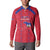 Custom Haiti Football Button Sweatshirt Les Grenadiers Veve Vodou Red - Wonder Print Shop