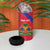 Custom Haiti Football 4 in 1 Can Cooler Tumbler Les Grenadiers Veve Vodou Red - Wonder Print Shop