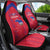 Haiti Football Car Seat Cover Les Grenadiers Veve Vodou Red - Wonder Print Shop