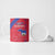 Custom Haiti Football Ceramic Mug Les Grenadiers Veve Vodou Red - Wonder Print Shop
