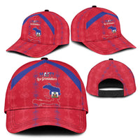 Haiti Football Classic Cap Les Grenadiers Veve Vodou Red - Wonder Print Shop