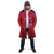 Custom Haiti Football Cloak Les Grenadiers Veve Vodou Red - Wonder Print Shop