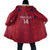 Custom Haiti Football Cloak Les Grenadiers Veve Vodou Red - Wonder Print Shop