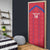 Custom Haiti Football Door Cover Les Grenadiers Veve Vodou Red - Wonder Print Shop