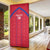 Custom Haiti Football Door Cover Les Grenadiers Veve Vodou Red - Wonder Print Shop