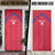 Custom Haiti Football Door Cover Les Grenadiers Veve Vodou Red - Wonder Print Shop